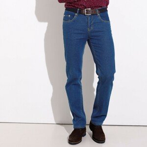 Blancheporte Extra pohodlné džíny s pružným pasem, vnitřní délka nohavic 72 cm modrá 40