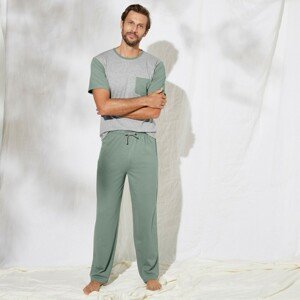 Blancheporte Pyžamové kalhoty, jednobarevné zelené zelená 56/58