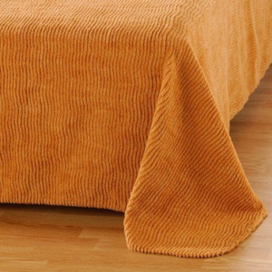 Blancheporte Jednobarevný taftový přehoz na postel, kvalita standard žlutohnědá 160x230cm
