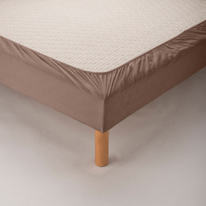 Blancheporte Ochranný pás na matraci, mikrovlákno hnědošedá 140x190cm