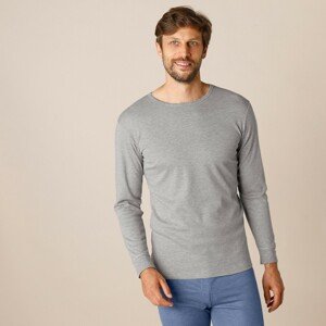 Blancheporte Sada 2 spodních triček s dlouhými rukávy, polyester šedý melír 93/100 (L)