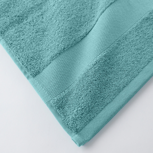 Blancheporte Měkká froté sada, bavlna a modal 500g/m2, zn. Colombine zelená mořská ručník 50x100cm