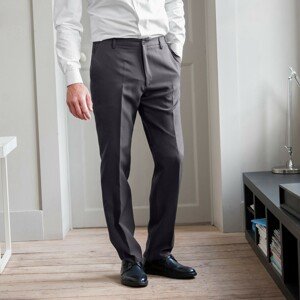 Blancheporte Kalhoty s upravitelným pasem, polyvlna šedá antracitová 44