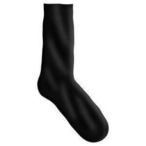 Blancheporte Sada 2 párů ponožek z termo buklé černá 39/42