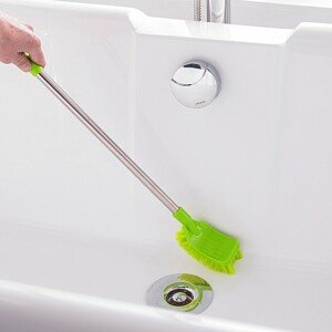 Blancheporte Speciální kartáč na čištění koupelny zelená