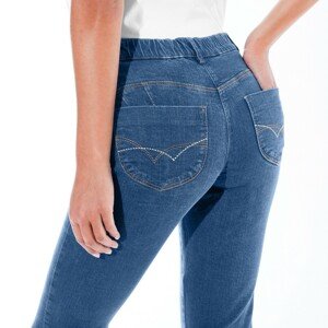 Blancheporte Úzké džíny s push-up efektem, vysoká postava denim 38