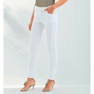 Blancheporte Strečové kalhoty bílá 52