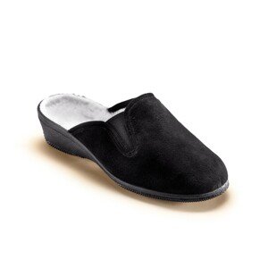 Blancheporte Jednobarevné pantofle, černé černá 38