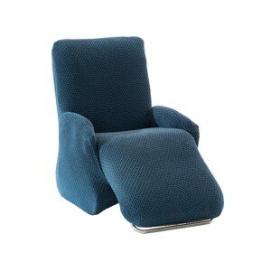 Blancheporte Bi-pružný potah na relaxační křeslo, geometrický vzor modrá relaxační křeslo