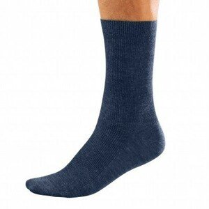 Blancheporte Sada 2 párů ponožek podporujících krevní oběh modrá džínová 39/42