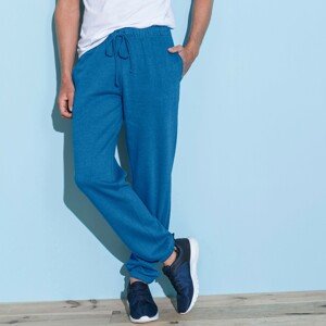 Blancheporte Meltonové kalhoty, pružný spodní lem modrá 68/70