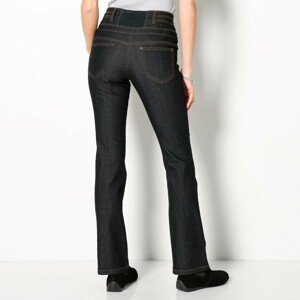 Blancheporte Bootcut džíny s vysokým pasem, malá postava černá 42