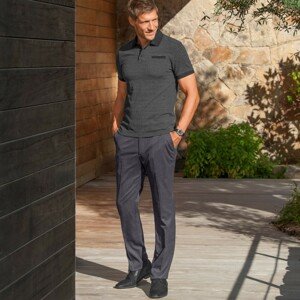 Blancheporte Kalhoty s pružným pasem, bez záševků, polyester šedá 44
