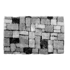Blancheporte Koupelnová předložka, Mozaika šedá 60x100cm