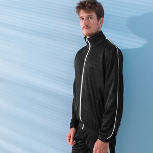 Blancheporte Sportovní bunda z mikrovlákna černá 107/116 (XL)