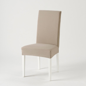 Blancheporte Potah na židli, jednobarevný, bi-pružný hnědošedá