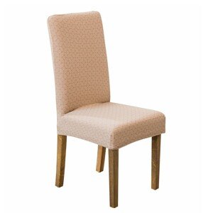 Blancheporte Potah na židli z extra pružného mikrovlákna, geometrický motiv béžová sedák+opěradlo