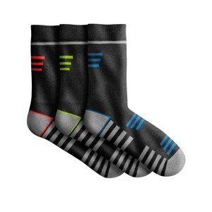 Blancheporte Sportovní ponožky, sada 3 párů černá 47/50