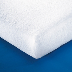 Blancheporte Meltonová ochrana matrace, hloubka rohů 32 cm bílá 120x190cm