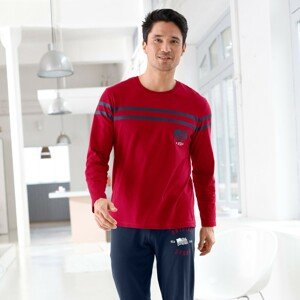 Blancheporte Pyžamové tričko s krátkými rukávy, bavlna červená 107/116 (XL)
