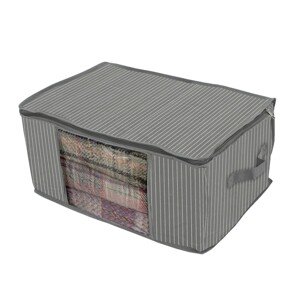 Blancheporte Úložný box na přikrývku šedá sada 2ks,50x35cm