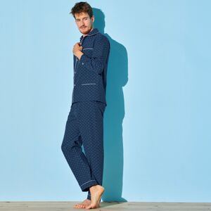 Blancheporte Klasické pyžamo s potiskem námořnická modrá 117/126 (XXL)