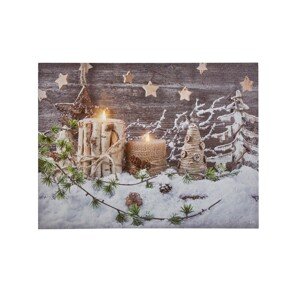 Blancheporte Obraz s LED zářivkami, vánoční motiv
