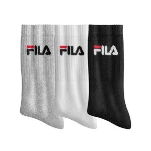 Blancheporte Sada 3 párů ponožek "sport" šedá+bílá+černá 35/38