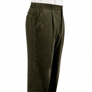 Blancheporte Manšestrové kalhoty, pružný pas zelená 44