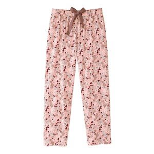 Blancheporte 3/4 pyžamové kalhoty, s celopotiskem růžová 50