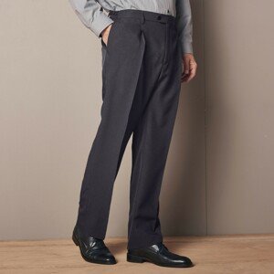 Blancheporte Kalhoty s nastavitelným pasem, polyester šedá antracitová 42