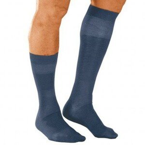 Blancheporte Sada 2 párů ponožek s masážním efektem, ze skotské bavlny modrá 35/38