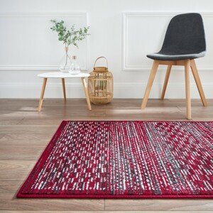 Blancheporte Melírovaný koberec švestková 120x170cm