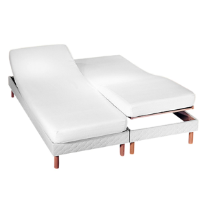Blancheporte Ochrana matrace pro polohovací lůžka, nepropustná, s úpravou Bi-ome bílá 160x200cm