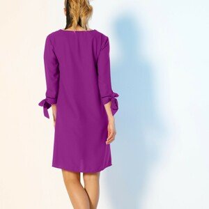 Blancheporte Šaty s kontrastním lemováním purpurová 46